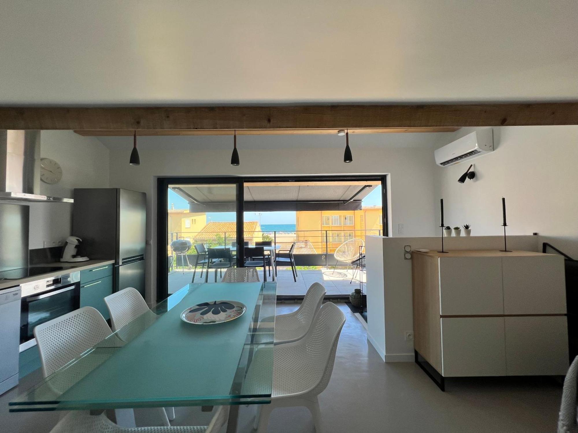 Oustal Caval Marin A Apartment Valras-Plage Bagian luar foto